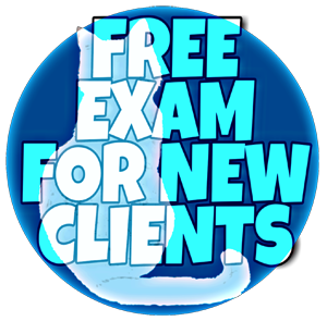 Free Exam for new clients banner