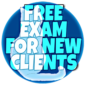 Free Exam for new clients banner Free Exam for new clients banner